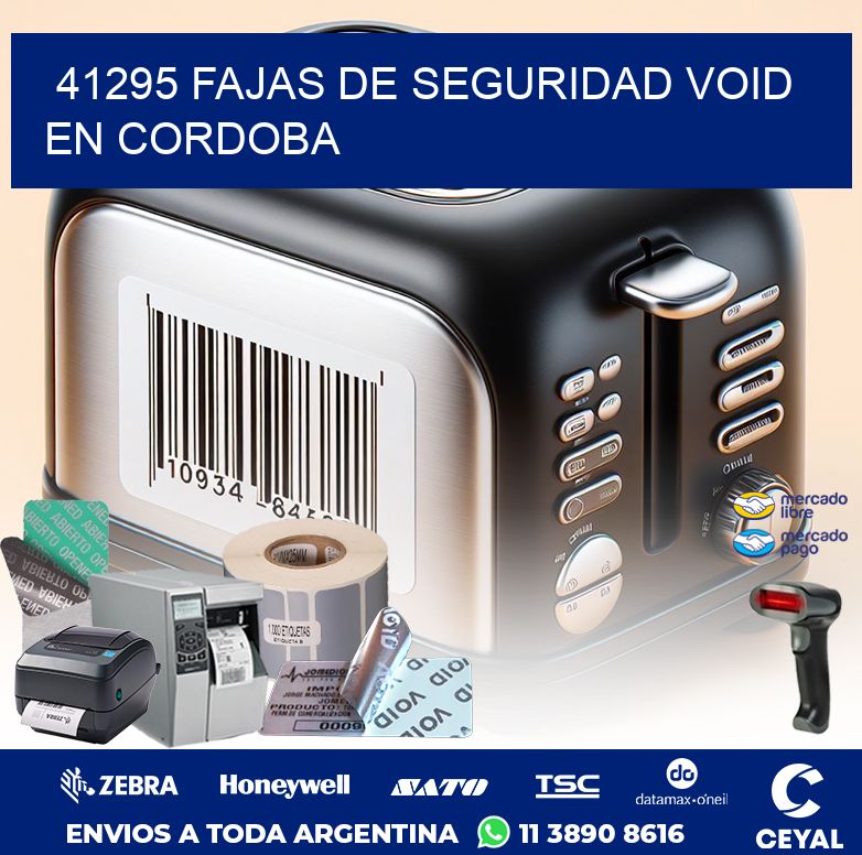 41295 FAJAS DE SEGURIDAD VOID EN CORDOBA