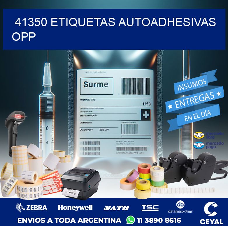 41350 ETIQUETAS AUTOADHESIVAS OPP