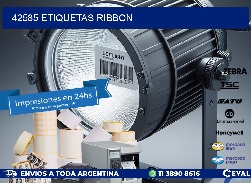 42585 ETIQUETAS RIBBON