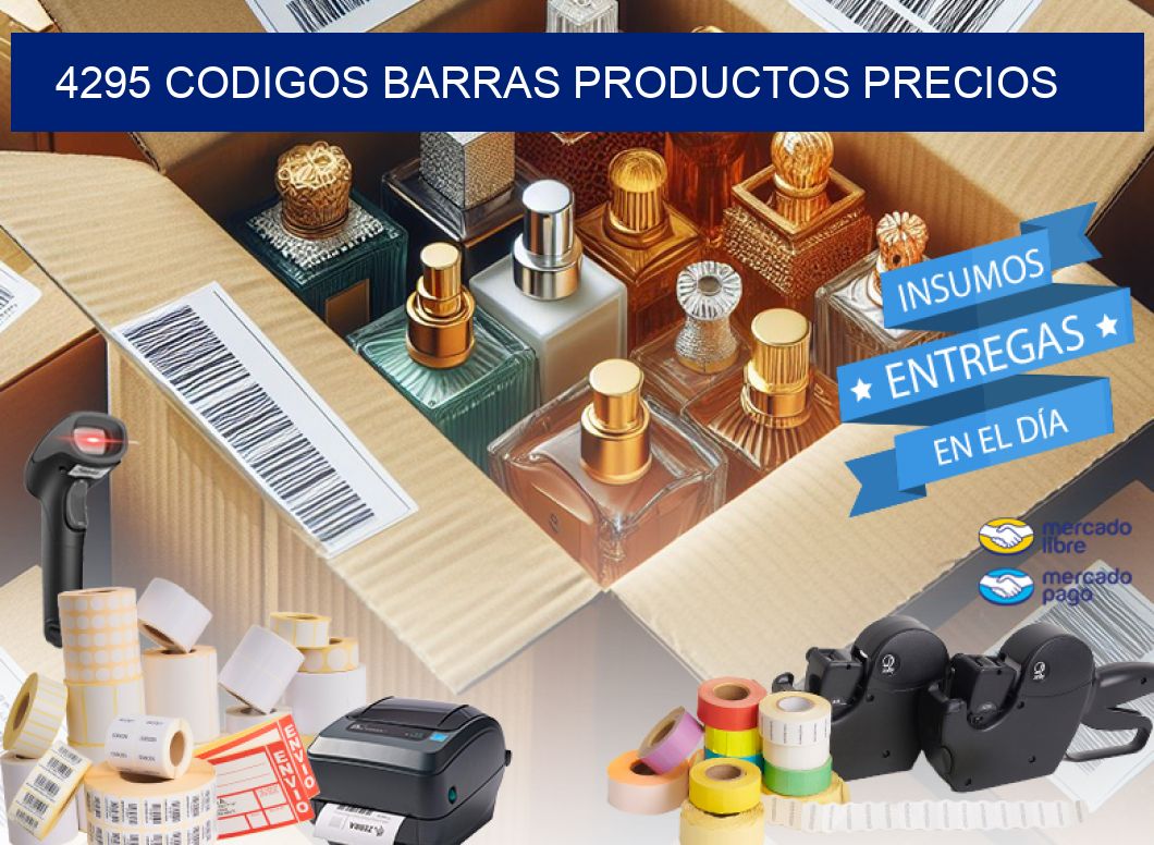 4295 CODIGOS BARRAS PRODUCTOS PRECIOS