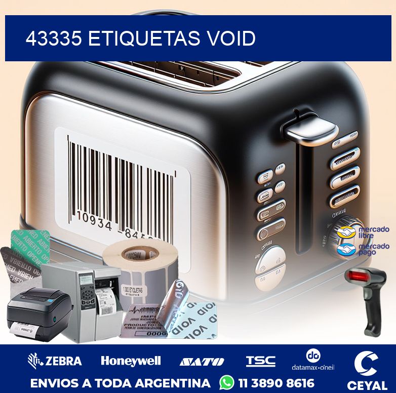 43335 ETIQUETAS VOID