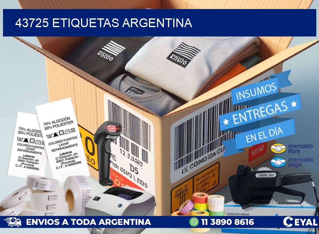 43725 ETIQUETAS ARGENTINA