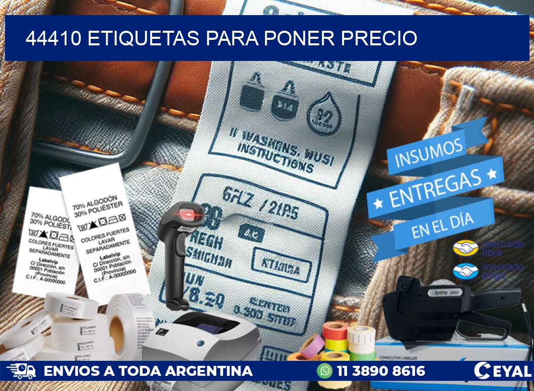 44410 ETIQUETAS PARA PONER PRECIO