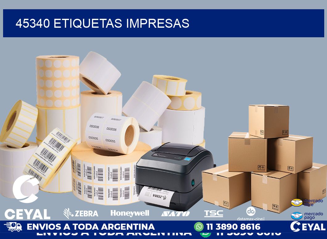 45340 ETIQUETAS IMPRESAS