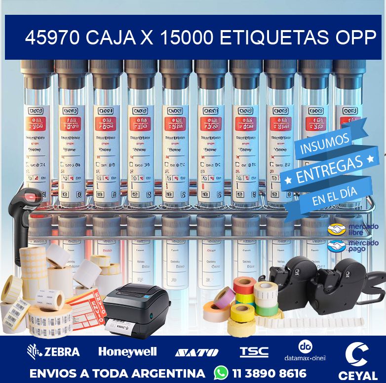 45970 CAJA X 15000 ETIQUETAS OPP