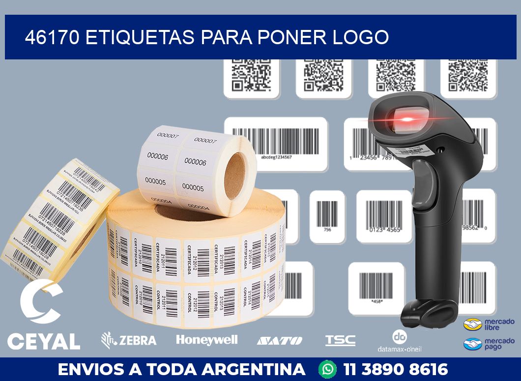 46170 ETIQUETAS PARA PONER LOGO