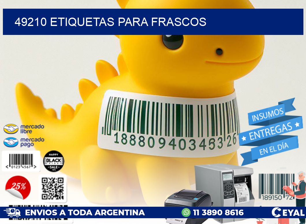 49210 etiquetas para frascos