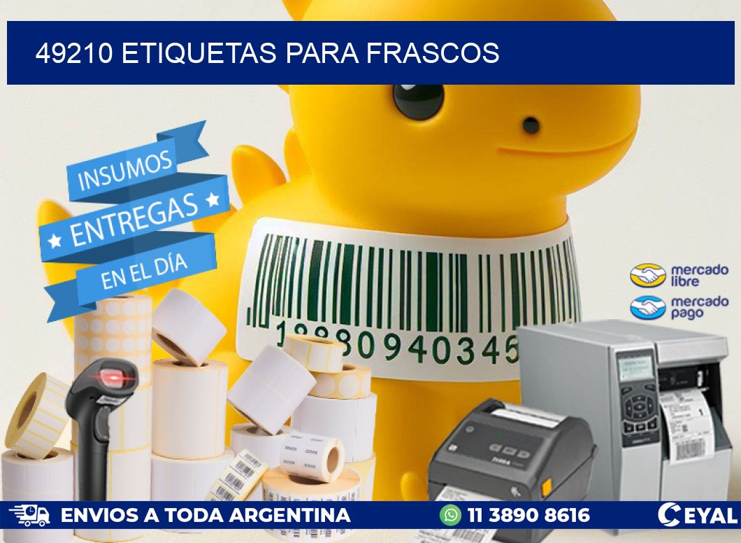 49210 etiquetas para frascos