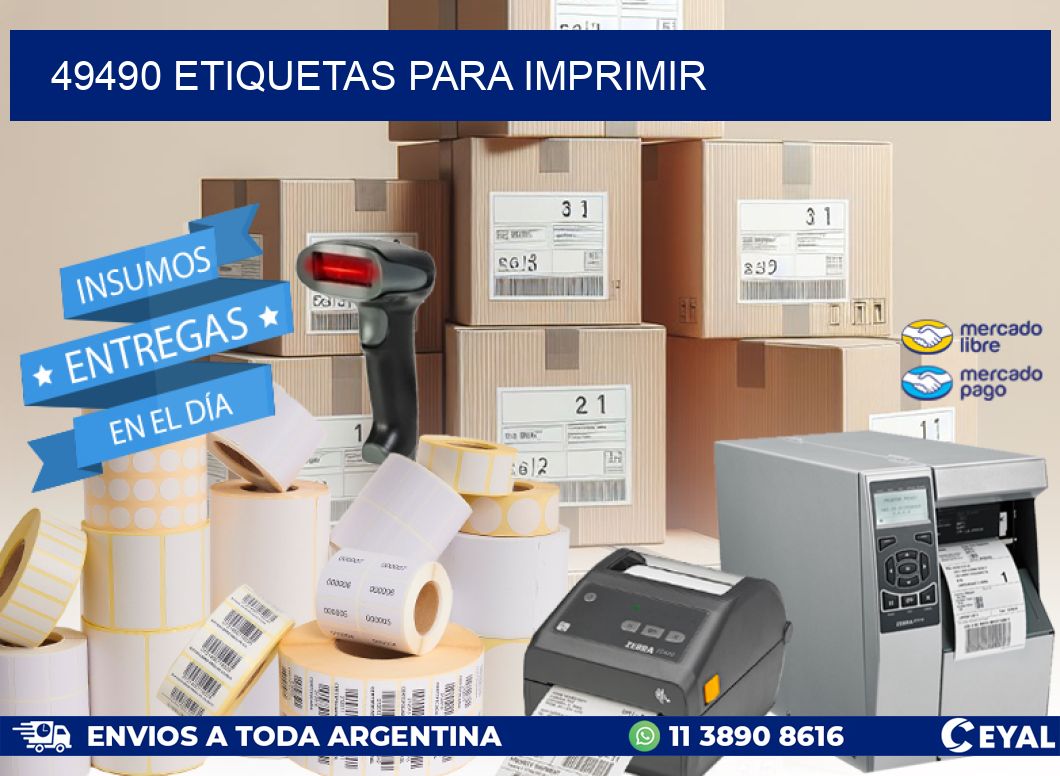 49490 etiquetas para imprimir