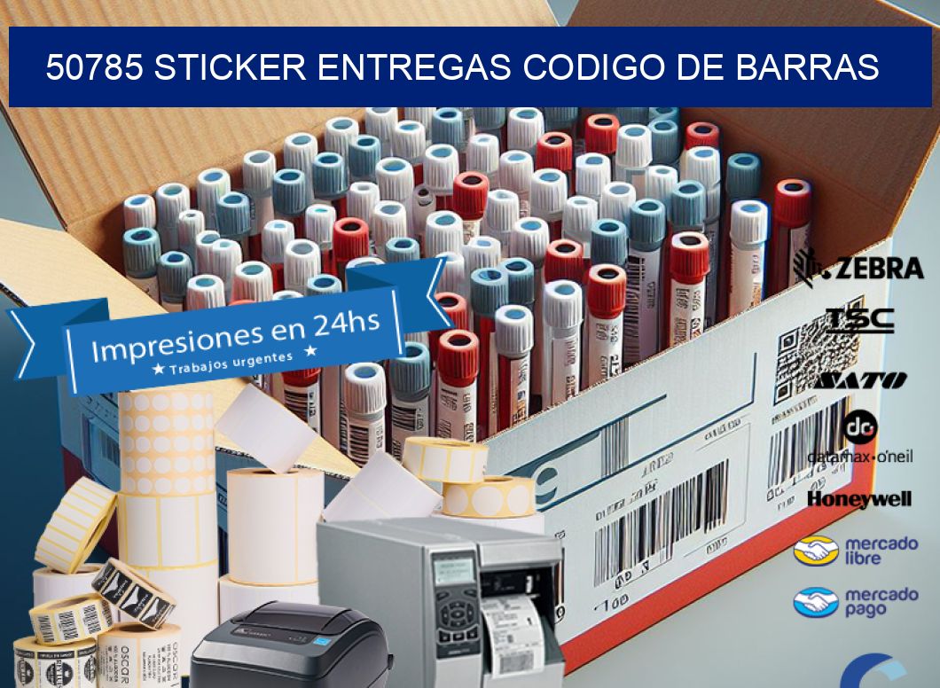 50785 STICKER ENTREGAS CODIGO DE BARRAS