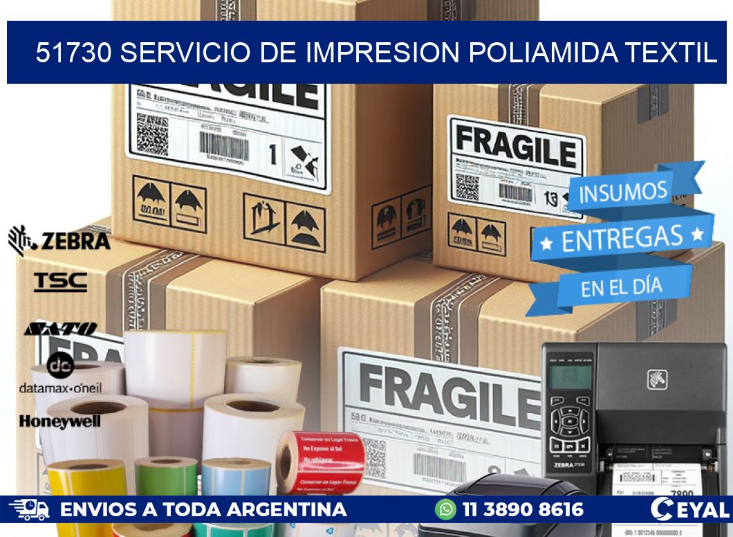 51730 SERVICIO DE IMPRESION POLIAMIDA TEXTIL