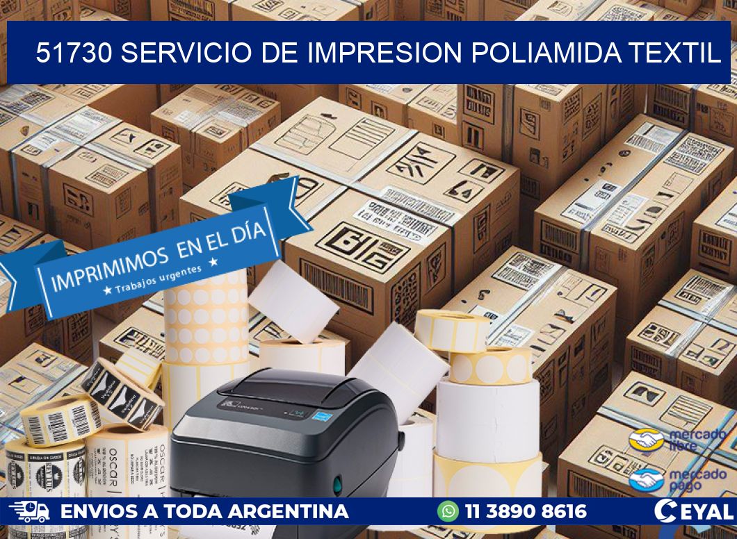 51730 SERVICIO DE IMPRESION POLIAMIDA TEXTIL