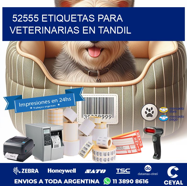 52555 ETIQUETAS PARA VETERINARIAS EN TANDIL