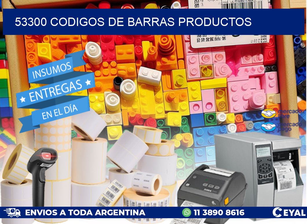 53300 Codigos de barras productos