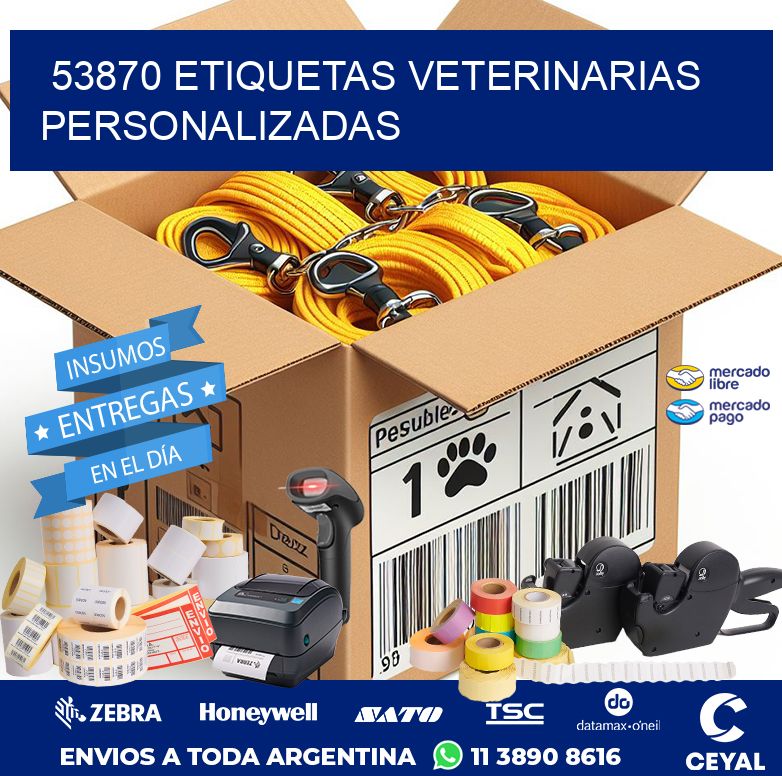 53870 ETIQUETAS VETERINARIAS PERSONALIZADAS