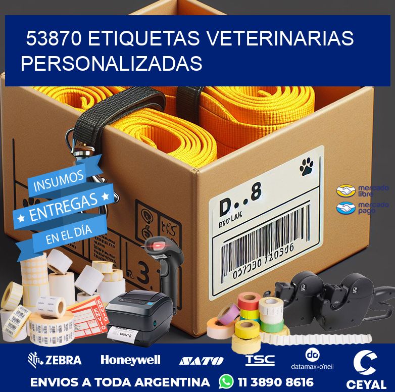 53870 ETIQUETAS VETERINARIAS PERSONALIZADAS