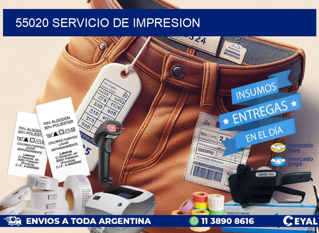 55020 SERVICIO DE IMPRESION