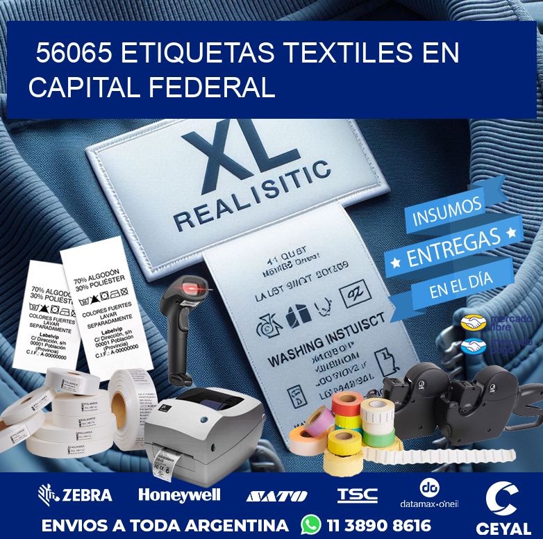 56065 ETIQUETAS TEXTILES EN CAPITAL FEDERAL