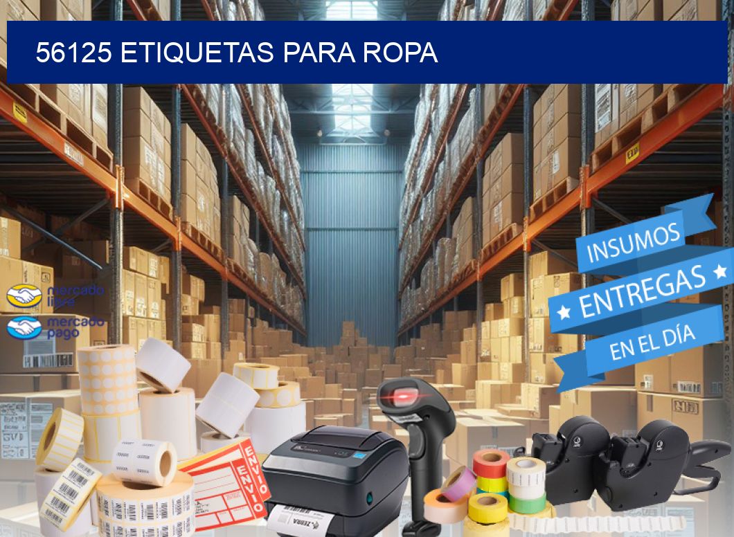 56125 etiquetas para ropa