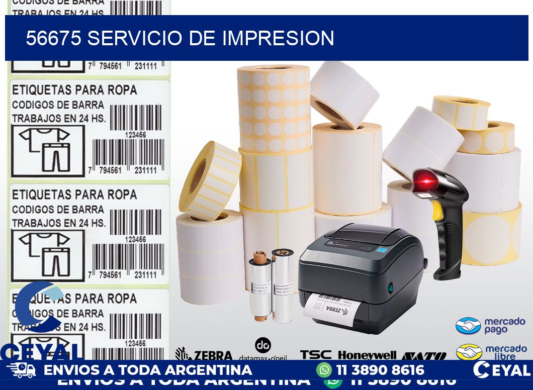 56675 SERVICIO DE IMPRESION