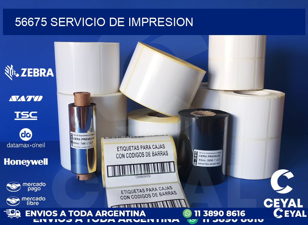 56675 SERVICIO DE IMPRESION