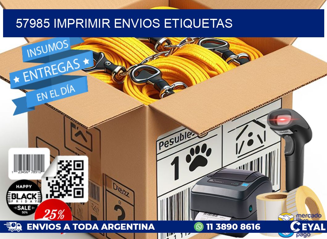 57985 imprimir envios etiquetas