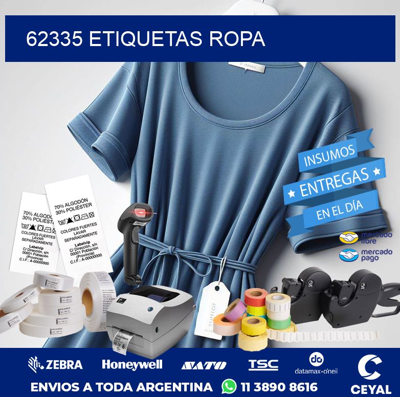 62335 ETIQUETAS ROPA