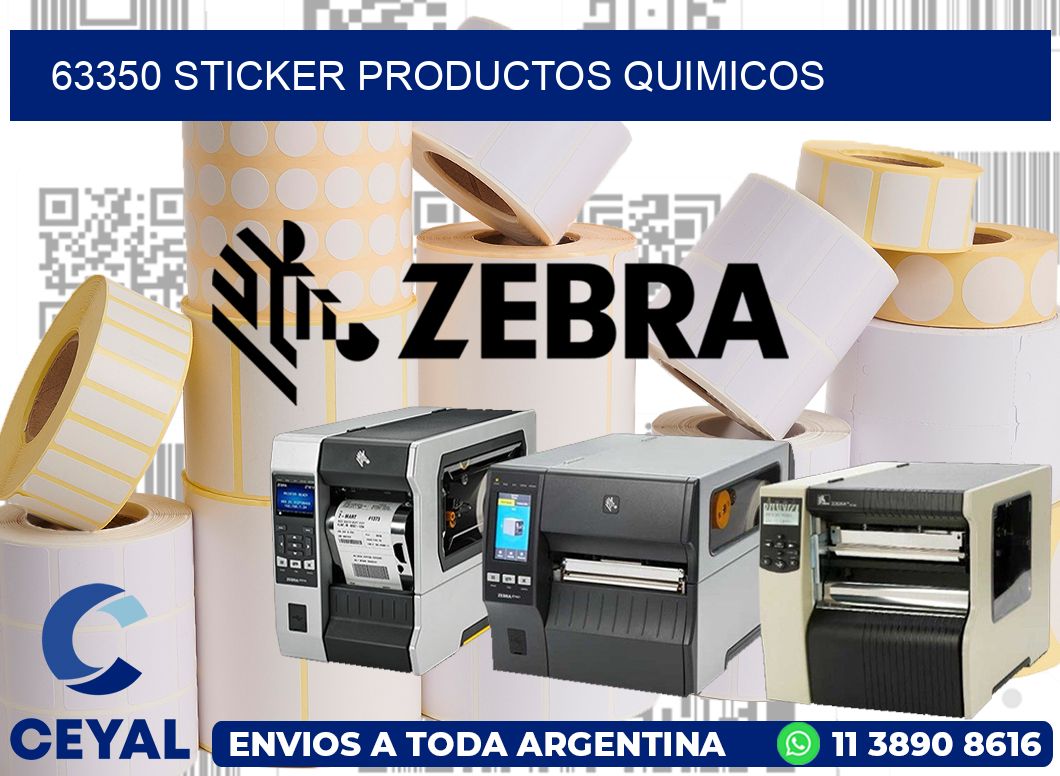 63350 STICKER PRODUCTOS QUIMICOS