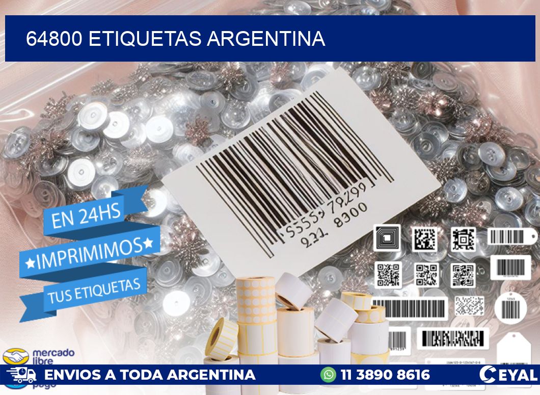 64800 ETIQUETAS ARGENTINA