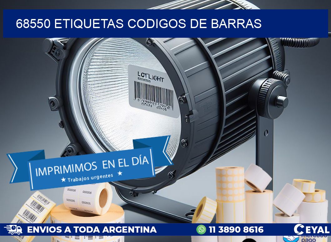 68550 etiquetas codigos de barras