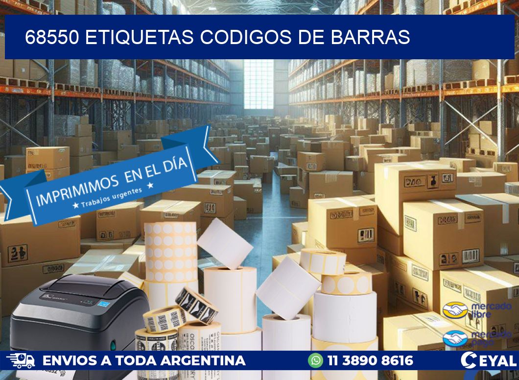 68550 etiquetas codigos de barras