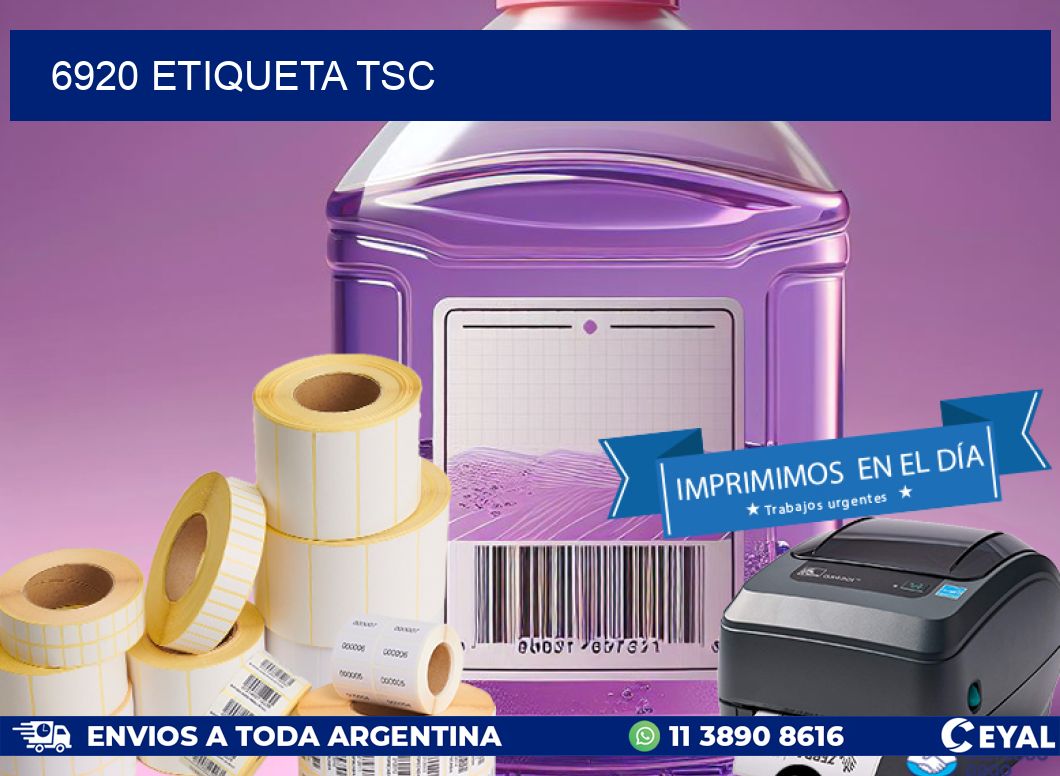 6920 etiqueta tsc