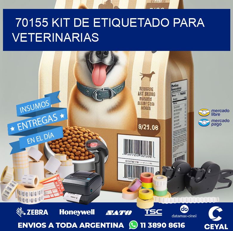 70155 KIT DE ETIQUETADO PARA VETERINARIAS