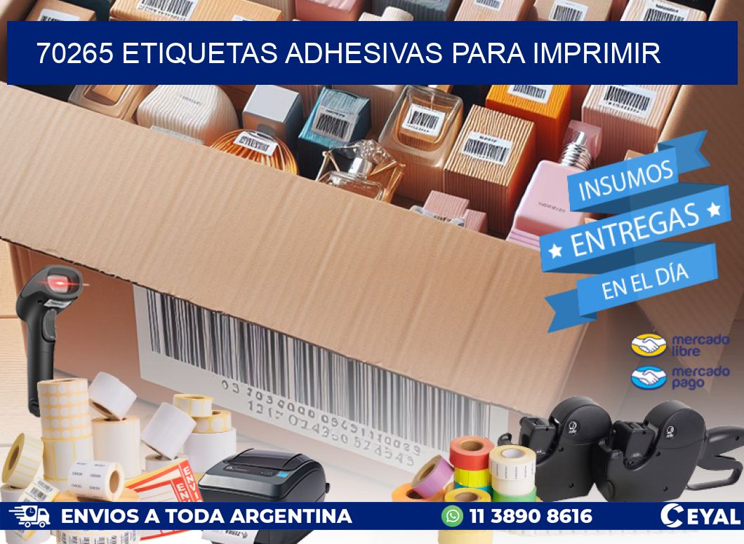 70265 Etiquetas adhesivas para imprimir