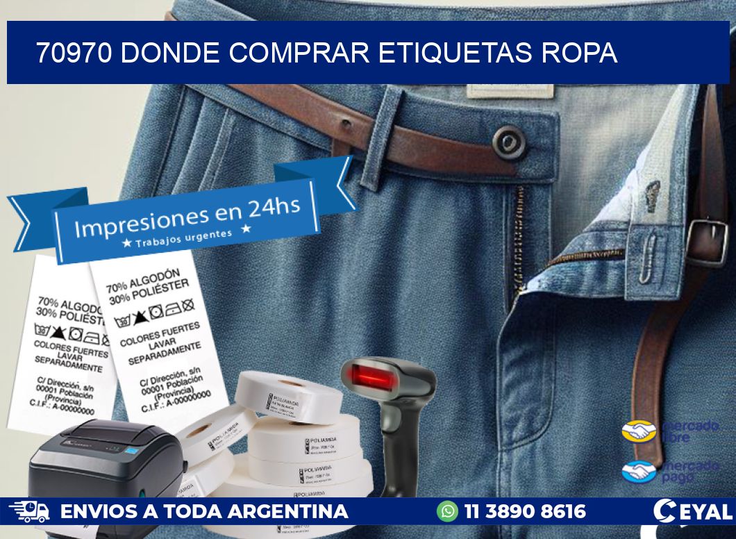 70970 DONDE COMPRAR ETIQUETAS ROPA