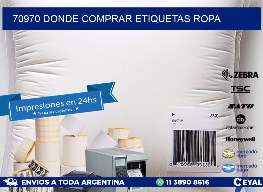 70970 DONDE COMPRAR ETIQUETAS ROPA