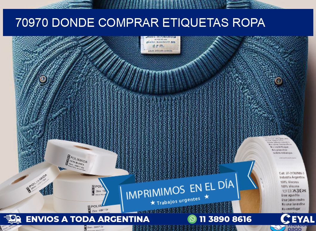 70970 DONDE COMPRAR ETIQUETAS ROPA