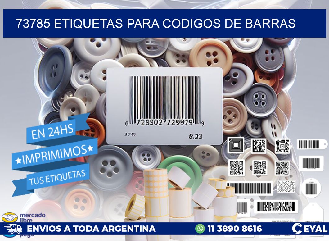 73785 ETIQUETAS PARA CODIGOS DE BARRAS