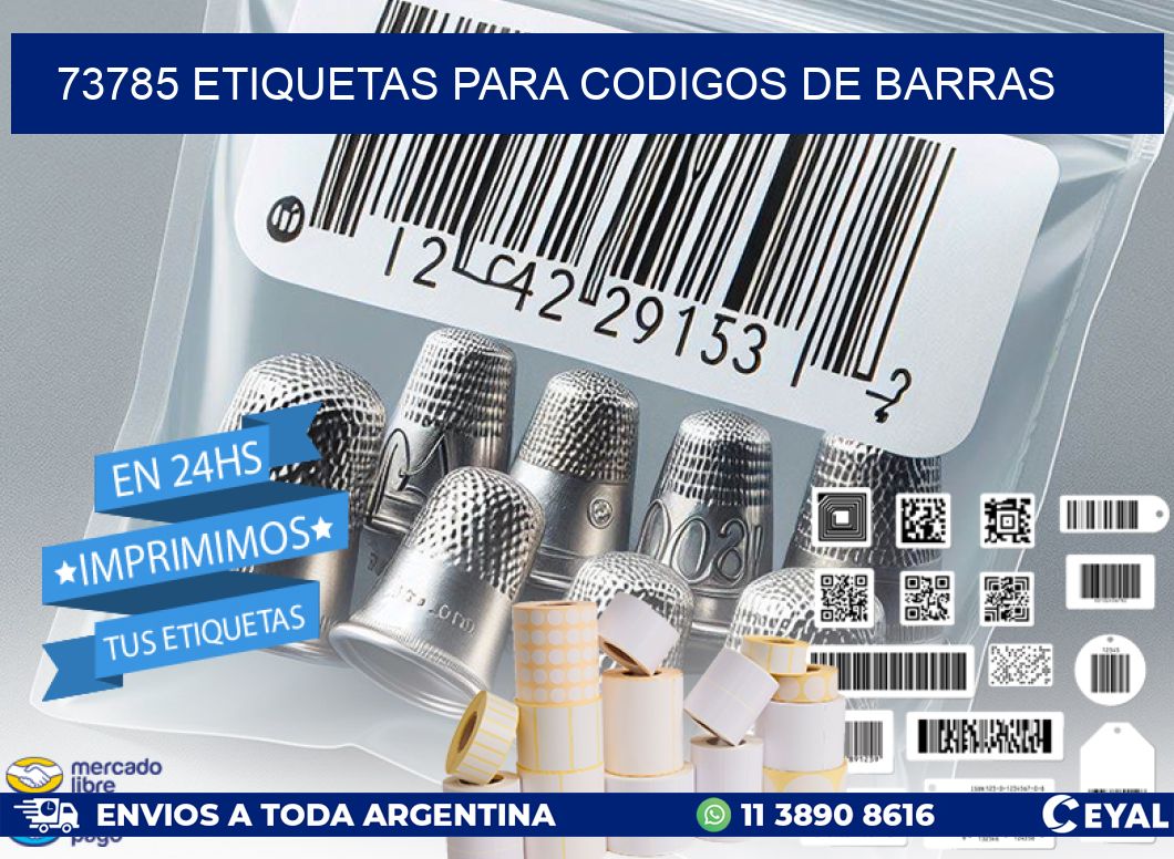 73785 ETIQUETAS PARA CODIGOS DE BARRAS