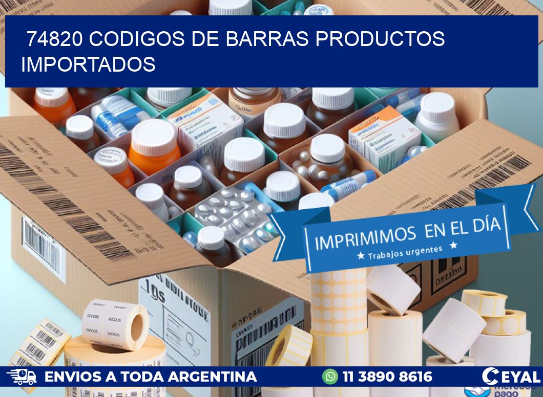 74820 codigos de barras productos importados