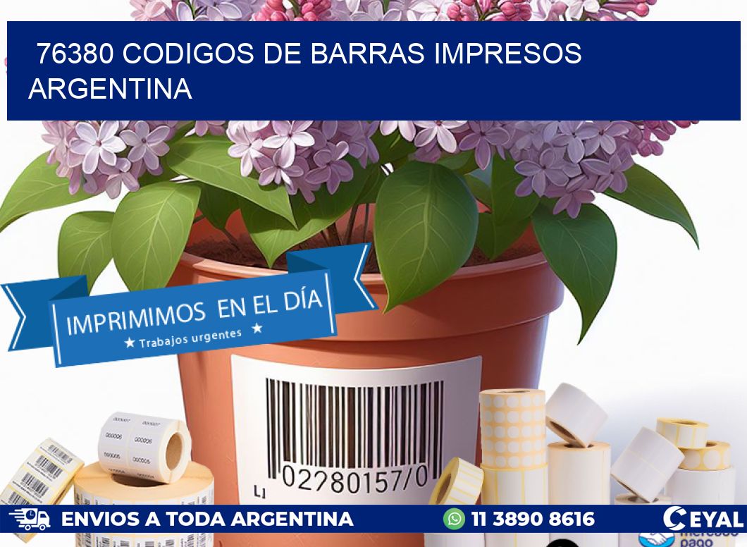 76380 codigos de barras impresos argentina