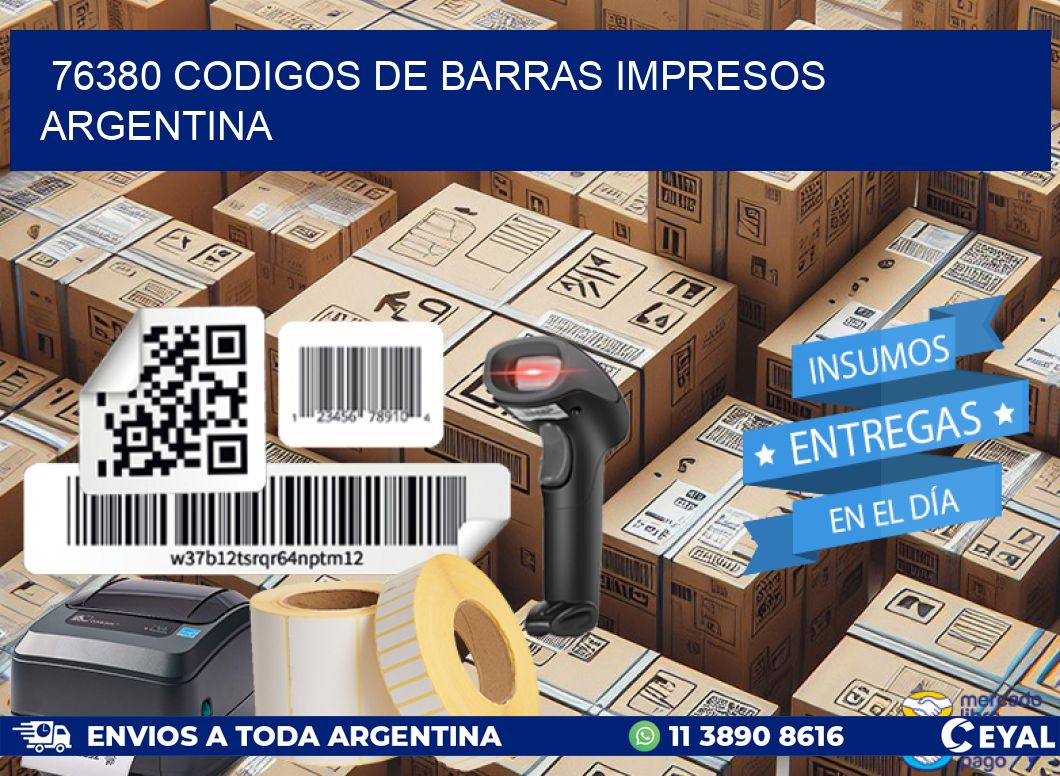 76380 codigos de barras impresos argentina