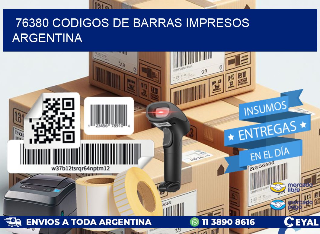 76380 codigos de barras impresos argentina