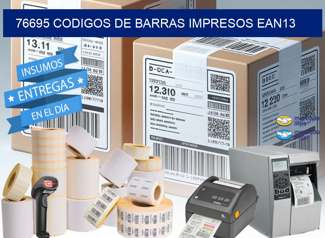 76695 codigos de barras impresos ean13