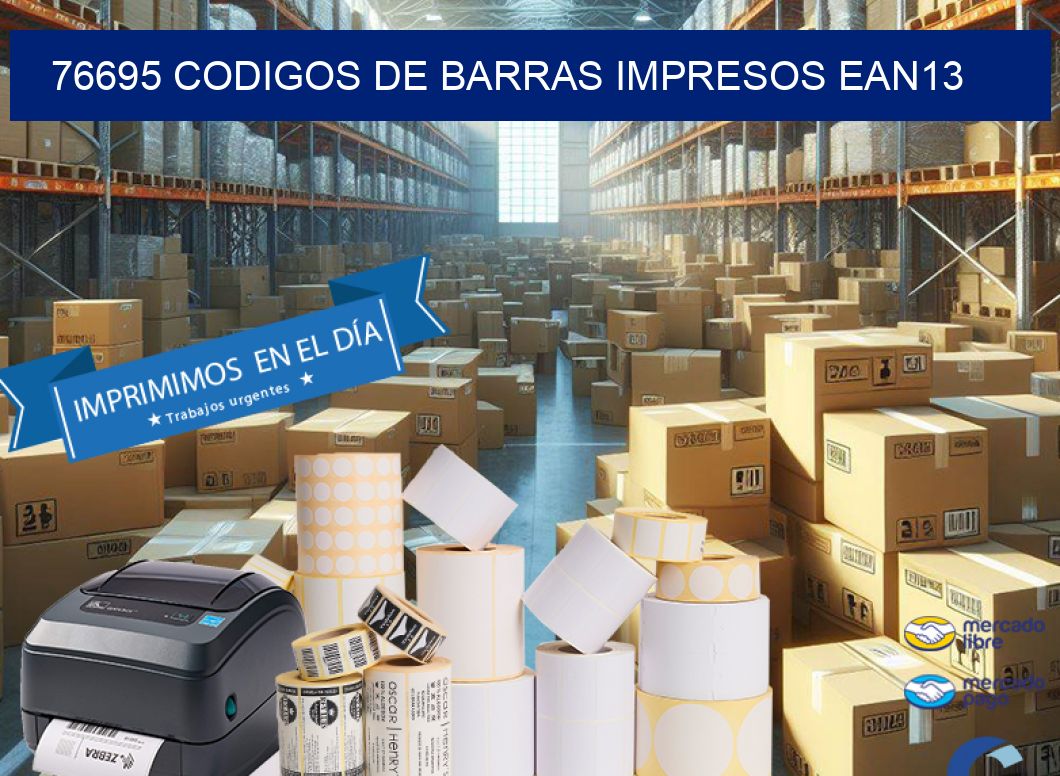 76695 codigos de barras impresos ean13