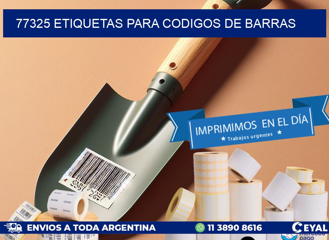 77325 ETIQUETAS PARA CODIGOS DE BARRAS