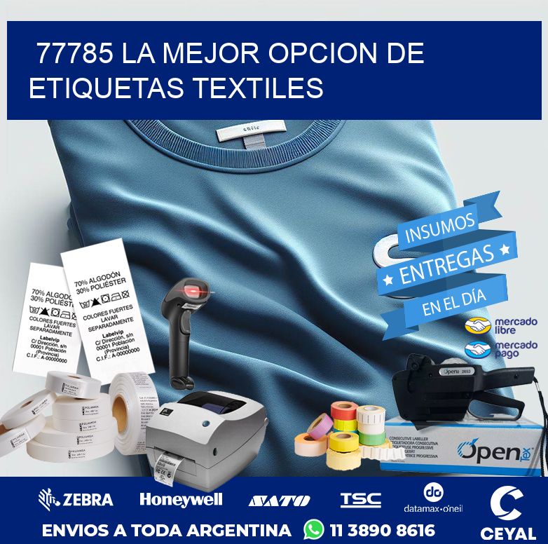 77785 LA MEJOR OPCION DE ETIQUETAS TEXTILES