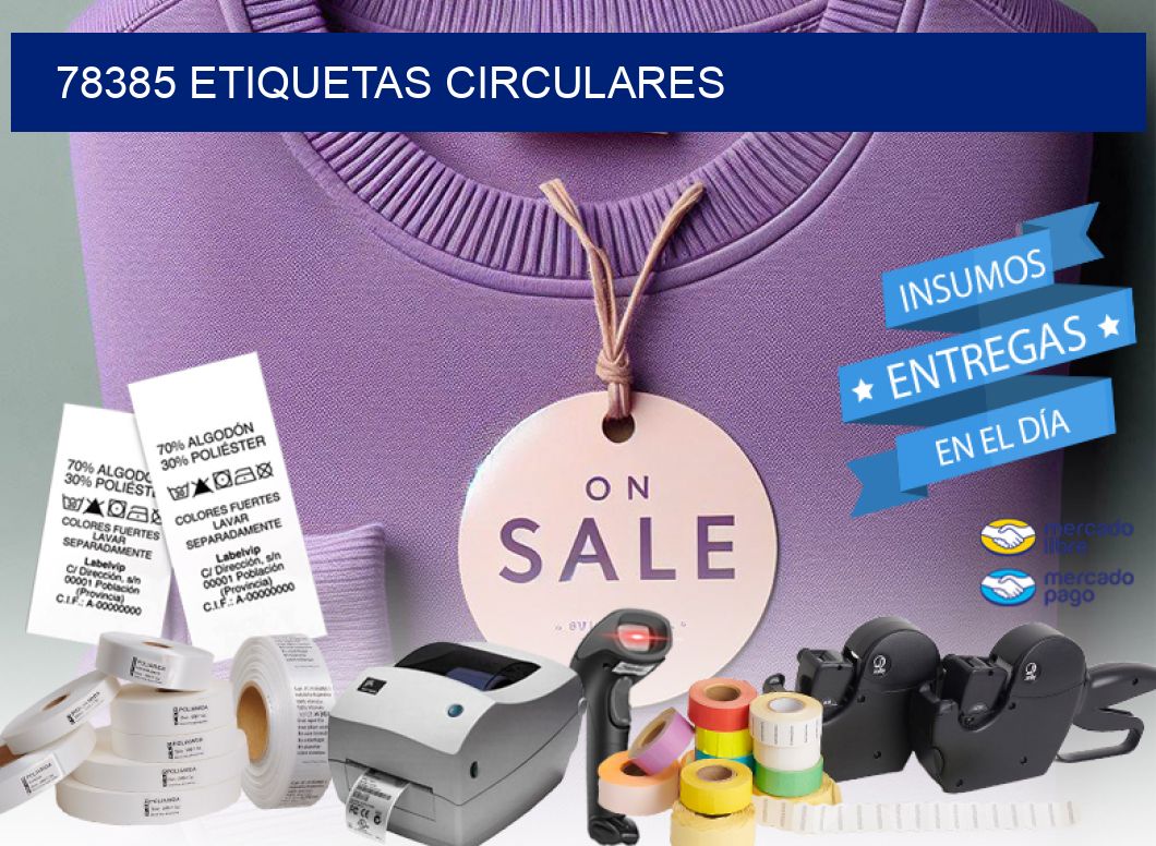 78385 ETIQUETAS CIRCULARES