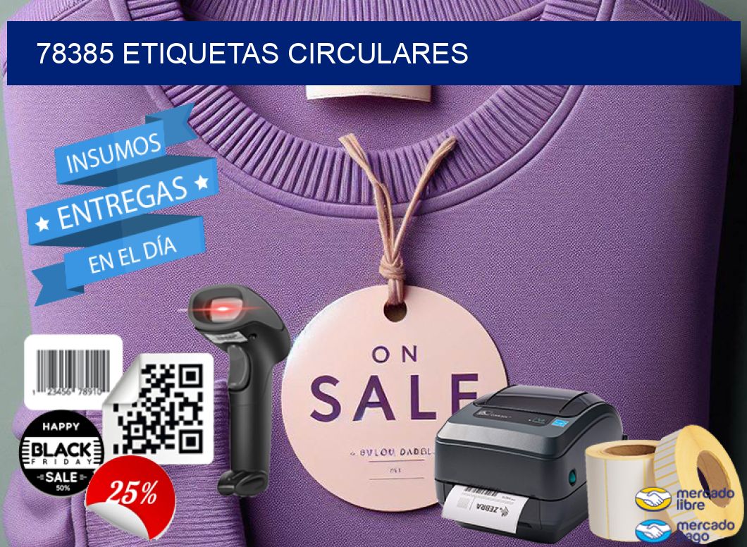 78385 ETIQUETAS CIRCULARES