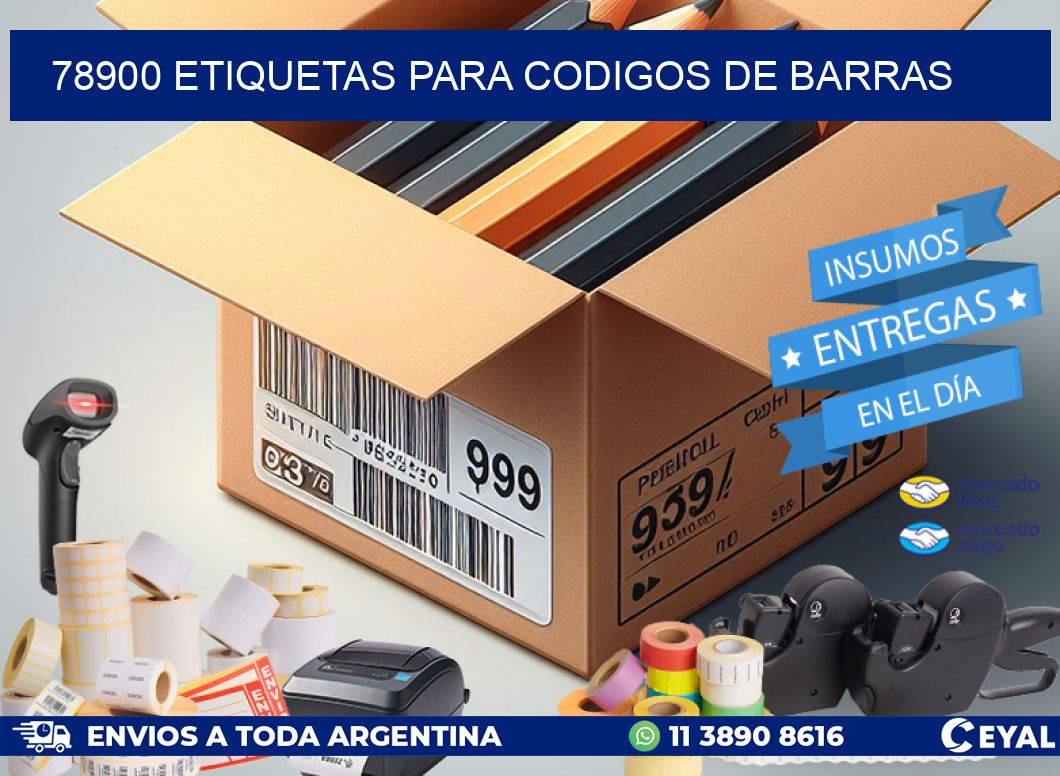 78900 ETIQUETAS PARA CODIGOS DE BARRAS